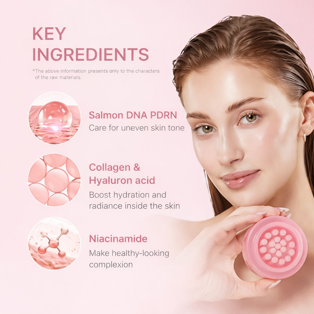 Pink Collagen Capsule Cream — Firmer, Glowing Skin